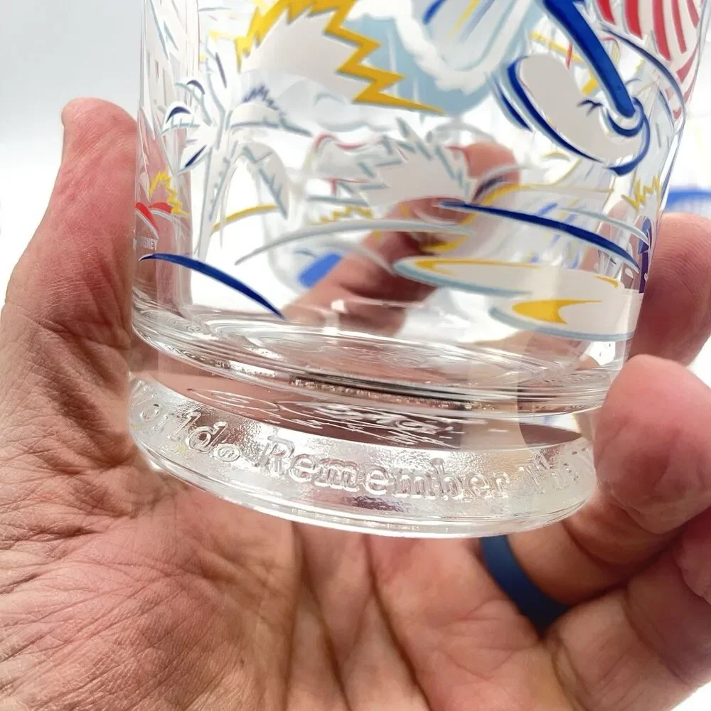 McDonald's WALT DISNEY World 25th Anniversary Glasses Lot Of 3